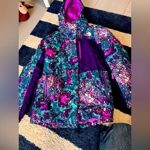 Girls North Face ski jacket